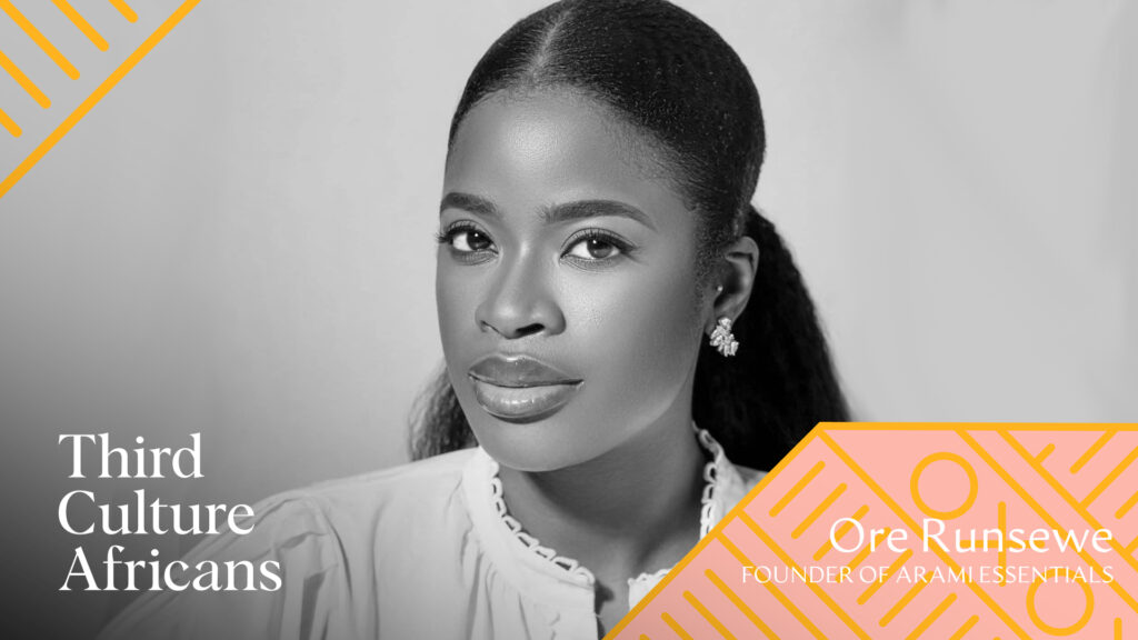 Ore Runsewe founder of Arami Essentials