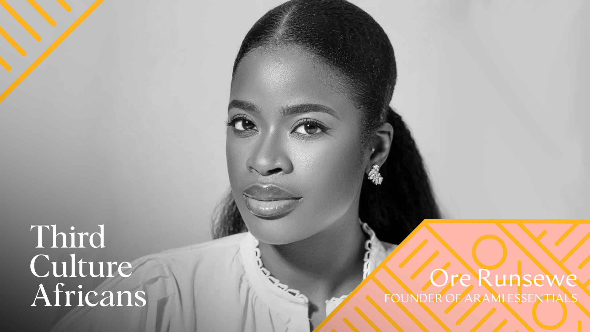 Ore Runsewe founder of Arami Essentials