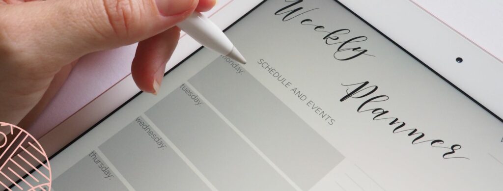 Weekly bullet journal spread with cultural elements