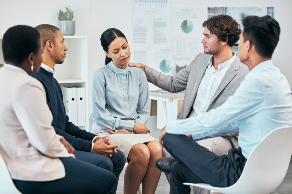 Illustration showing empathy as the cornerstone of emotional connection at work