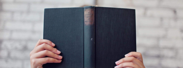 expressive storytelling: person holding a book