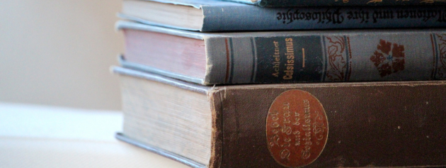 expressive storytelling: stack of books