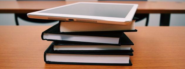 expressive storytelling: stack of educative books