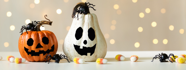 Eerie tales: decorative pumpkins