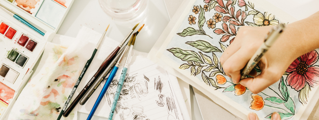 An image celebrating cultural identity through diverse artistic expressions in an urban community.