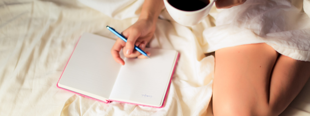 Gratitude stories: writing in a journal