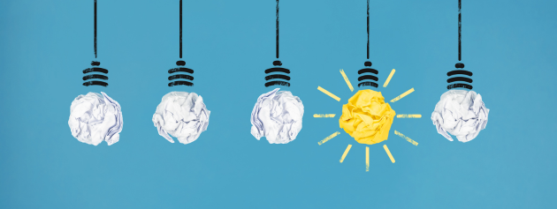 Personal growth stories: inspiration on a light bulb
