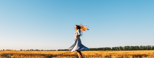 Life-changing journeys: Freedom comes from resilience, an individual running in a field
