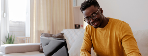 Self-discovery: a man working